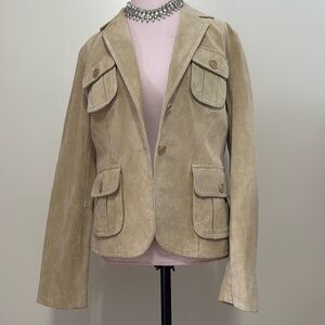 Karen Kane tan suede jacket in size large
